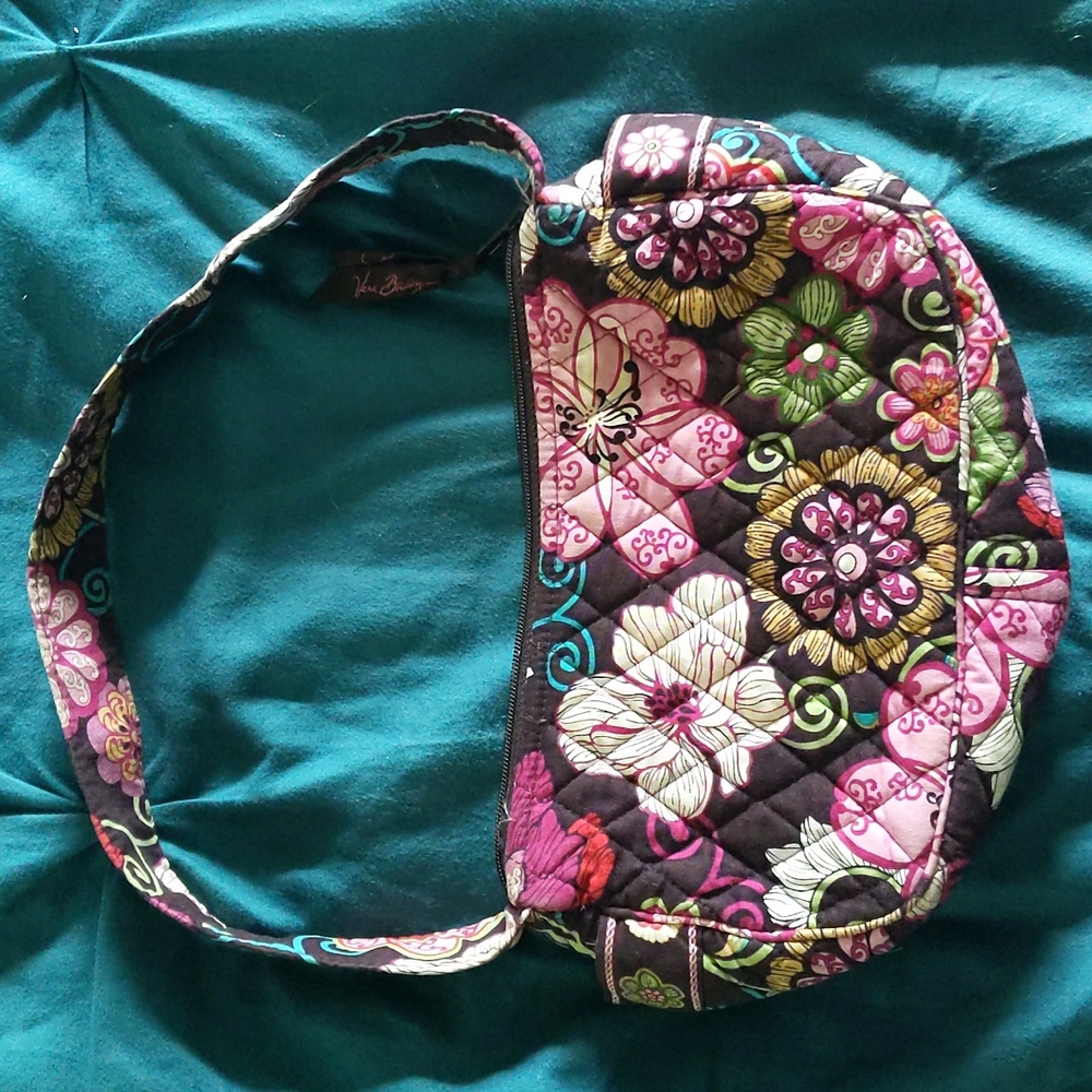 Vera Bradley Handbag Mod Floral Pink (Retired Pattern) + BONUS matching wallet